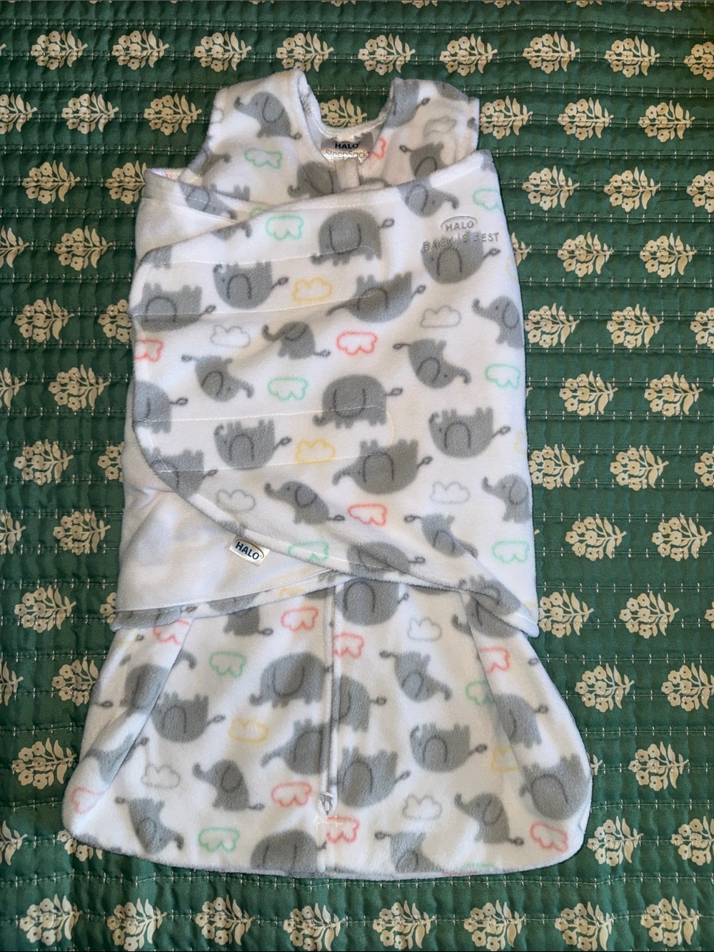 Halo fleece sleep sac birth-3m